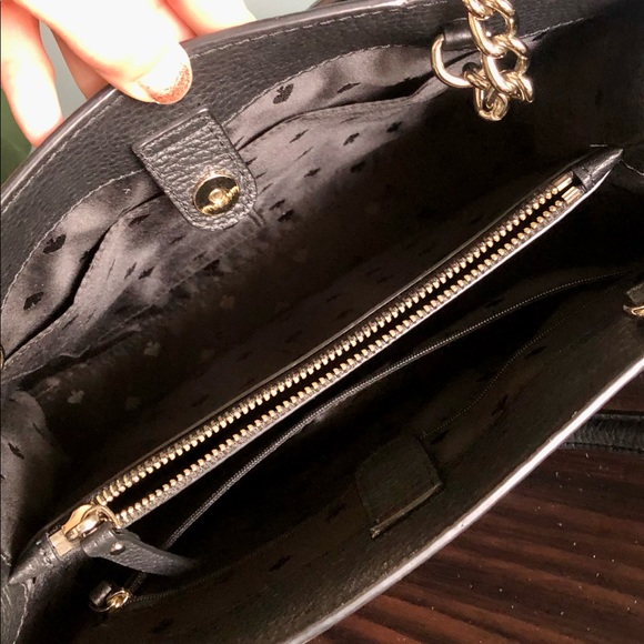 Kate Spade Bag- black & ivory - Picture 6 of 10